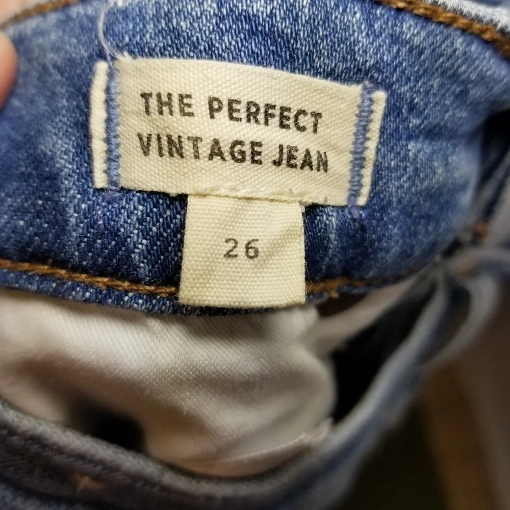 Madewell the perfect vintage jean distressed in denman wash